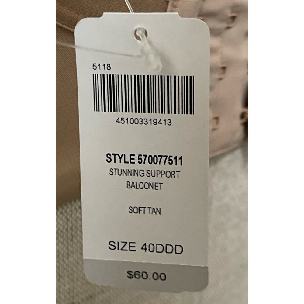 Soma Stunning Support Balconet Bra - Size 40F or 40DDD New with Tags - Picture 3 of 6